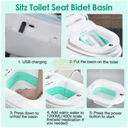 Electric Foldable Sitz Bath Tub | USB Rechargeable Sitz Bath Tub