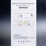 Electric Foot File Callus Remover 600 RPM with 60 Sanding Paper Disc Foot care