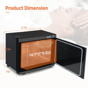 Electric Towel Warmer 23L RTD-23A | Black Towel Warmer