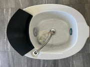 Elongated Pedicure Tub with Massage Lights & Pull-Out Sprayer Salon Furnishing