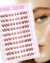 EMEDA Brown Fox Eye Self Adhesive Eyelashes Natural Looking Cluster Self-Adhesive Lash Clusters