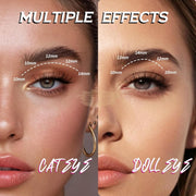 EMEDA 120 pcs Eyelash Extensions 10 rows of press-on lashes C curl | no glue needed Self-Adhesive Lash Clusters