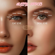 EMEDA 120pcs Eyelash Clusters Pre Glued Lash Cluster (fishtail +bottom lashes) Bottom Lash Clusters