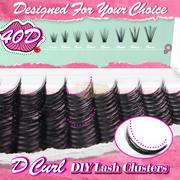 EMEDA 140pcs 40D Lash Clusters D-Curl 11-14mm | DIY Lashes DIY Lash Clusters