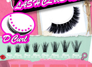 EMEDA 140pcs 60D Lash Clusters D-Curl Mixed 11-14 mm | DIY Lashes DIY Lash Clusters