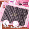 Emeda 280pcs 40D Lash Clusters D-Curl Mixed 9-16mm DIY Lashes DIY Lash Clusters