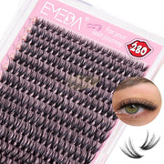 Emeda 280pcs 40D Lash Clusters D-Curl Mixed 9-16mm DIY Lashes DIY Lash Clusters