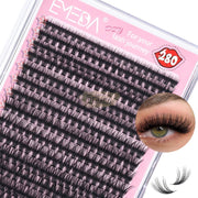 Emeda 280pcs 40D Lash Clusters D-Curl Mixed 9-16mm | DIY Lashes DIY Lash Clusters