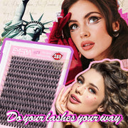 Emeda 280pcs 40D Lash Clusters D-Curl Mixed 9-16mm DIY Lashes DIY Lash Clusters