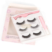 EMEDA 3D Lash Kit 1 | 3 Pairs | Mixed Style (Glue & Lash Applicator included) Lash Kit