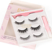 EMEDA 3D Lash Kit 2 | 3 Pairs | Mixed Style (Glue & Lash Applicator included) Lash Kit