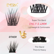 EMEDA 56pcs WL08 Lash Clusters C-Curl Mixed 8-16mm | DIY Lashes DIY Lash Clusters