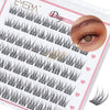 EMEDA 70pcs Fishtail Lashes | 7 Rows | 10-12mm | DIY Lashes DIY Lash Clusters