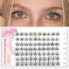 EMEDA 70pcs Trilogy Lash Clusters Trilogy | 7 Rows | Mixed 11-14mm | DIY Lashes DIY Lash Clusters
