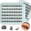 EMEDA 72pcs DL-Series Lash Clusters D-Curl | DIY Lashes DIY Lash Clusters