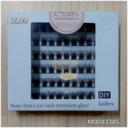 EMEDA 72pcs DL-Series Lash Clusters D-Curl | DIY Lashes DL09 DIY Lash Clusters