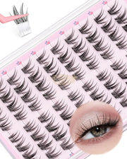 Emeda 80pcs Forest Elf Self-Adhesive Lash Clusters | No Glue DIY Lashes Self-Adhesive Lash Clusters