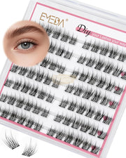 EMEDA Natural Manga Eyelash Extensions C curl ZK58 Self-Adhesive Lash Clusters