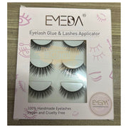EMEDA DIY Lash Kit 2 | 3 Pairs 3D Lash + Glue + Tweezer DIY Lashes