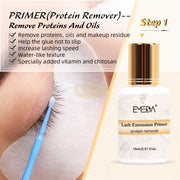 EMEDA Lash Extension Primer Set | Protein Remover & Booster (2*15 ml) Lash Prep