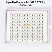 EMEDA Premade 10D 180 Fans | Pointy Base premade fans