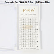 EMEDA Premade 5D 120 Fans | Pointy Base Premade Fans