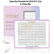 EMEDA Premade 5D 180 Fans | Pointy Base premade fans