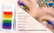 EMEDA Rainbow Lash Extension Colored Lashes
