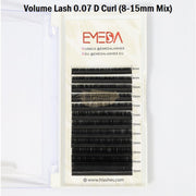 EMEDA Volume D Curl Mixed Lash Extension Volume Lashes