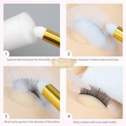 EMEDA Whipped Lash Shampoo 100ml | Eyelash Extension Cleanser & Makeup Remover Foam Lash Shampoo