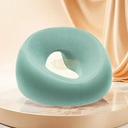 Ergonomic Face Pillow Green Face Pillow
