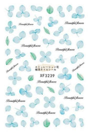 Eternal Flower Nail Stickers - Available in 14 designs XF3239 Nail Stickers