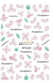 Eternal Flower Nail Stickers - Available in 14 designs XF3240 Nail Stickers