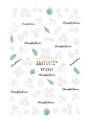 Eternal Flower Nail Stickers - Available in 14 designs XF3241 Nail Stickers