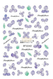 Eternal Flower Nail Stickers - Available in 14 designs XF3242 Nail Stickers