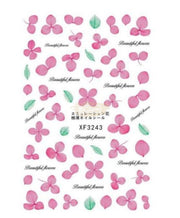 Eternal Flower Nail Stickers - Available in 14 designs XF3243 Nail Stickers