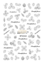 Eternal Flower Nail Stickers - Available in 14 designs XF3244 Nail Stickers