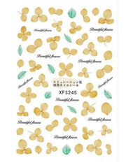 Eternal Flower Nail Stickers - Available in 14 designs XF3245 Nail Stickers