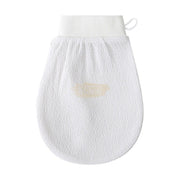 Exfoliating Mitt White Bath Gloves