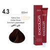 Exicolor 4.3 Brown Dore - Permanent Hair Color Cream Tube 100ml Permanent Hair Color