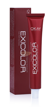 Exicolor 5.1 Ashy Light Brown - Permanent Hair Color Cream Tube 100ml Permanent Hair Color