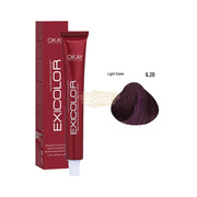 Exicolor 6.20 Permanent Hair Color Cream 100ml Permanent Hair Color
