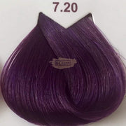 Exicolor 7.20 Orchid Purple - Permanent Hair Color Cream Tube 100ml Permanent Hair Color