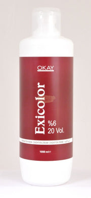 Exicolor Oxidation Cream 1000ml - 20 Volume 6% Permanent Hair Color