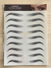 Eyebrow Tattoo Stickers | Black 01 Eyebrow Stickers
