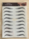 Eyebrow Tattoo Stickers | Black 01 Eyebrow Stickers