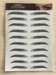 Eyebrow Tattoo Stickers | Black 02 Eyebrow Stickers