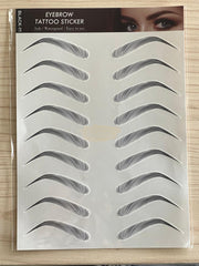 Eyebrow Tattoo Stickers | Black 11 Eyebrow Stickers
