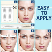 Eyebrow Tattoo Stickers | Brown 01 Eyebrow Stickers