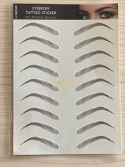 Eyebrow Tattoo Stickers | Brown 11 Eyebrow Stickers